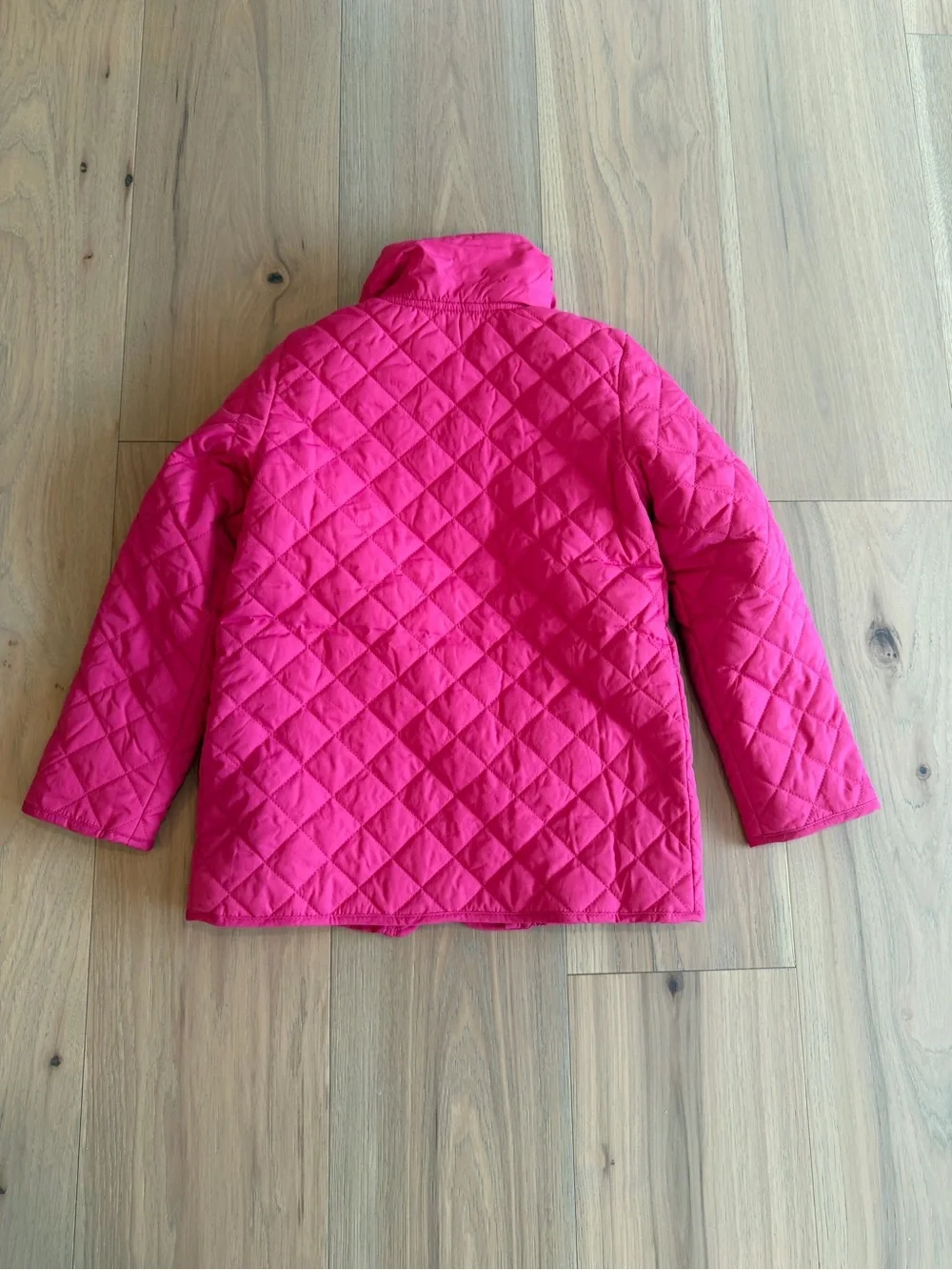 Gymboree Girls' Quilted Hot Pink Puffer Jacket